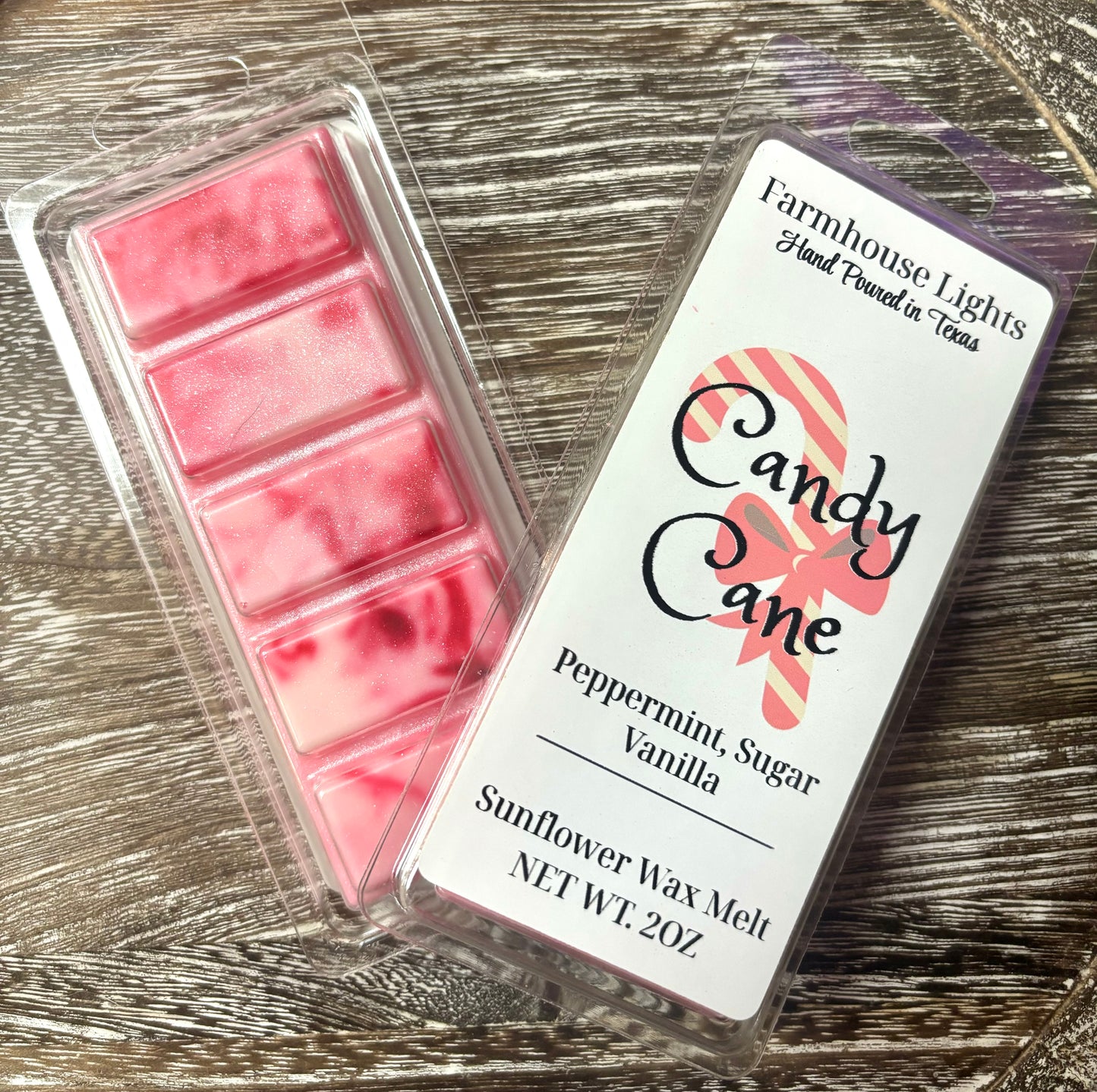 Candy Cane Snap Bar Wax Melt
