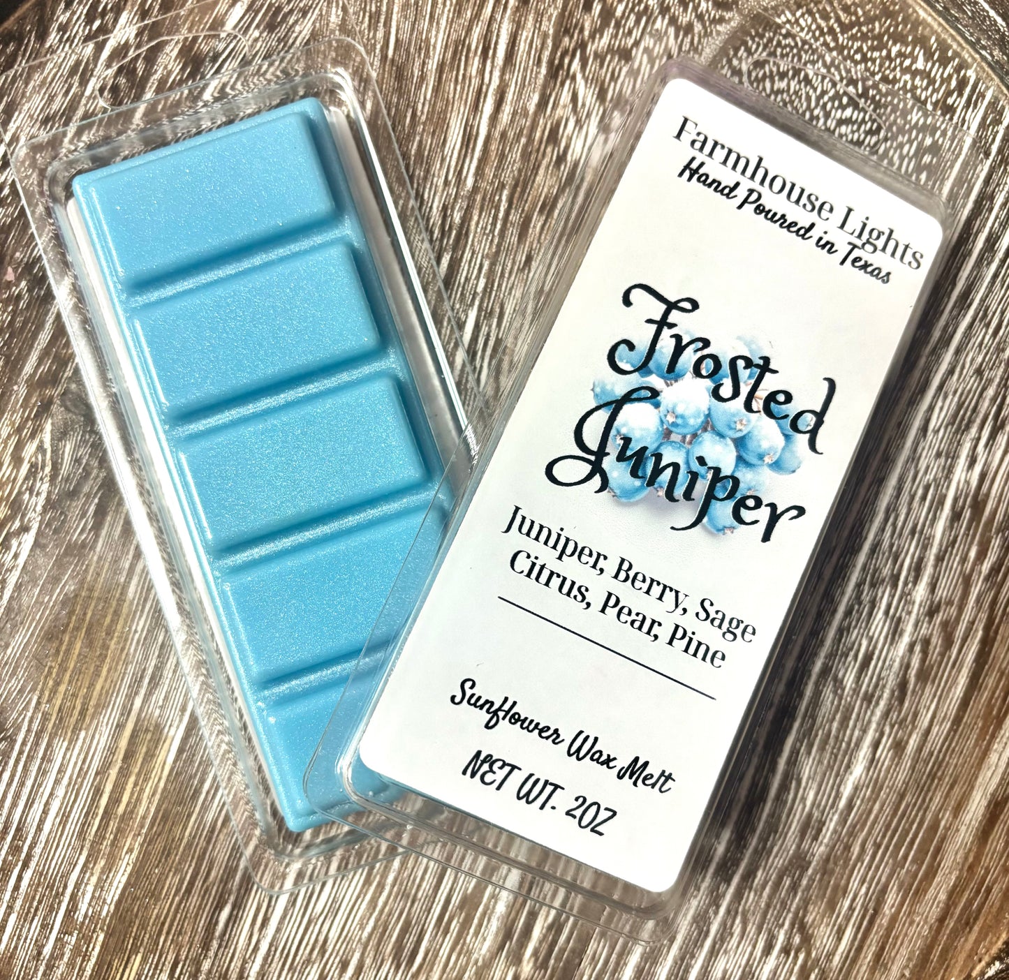 Frosted Juniper Snap Bar Wax Melts