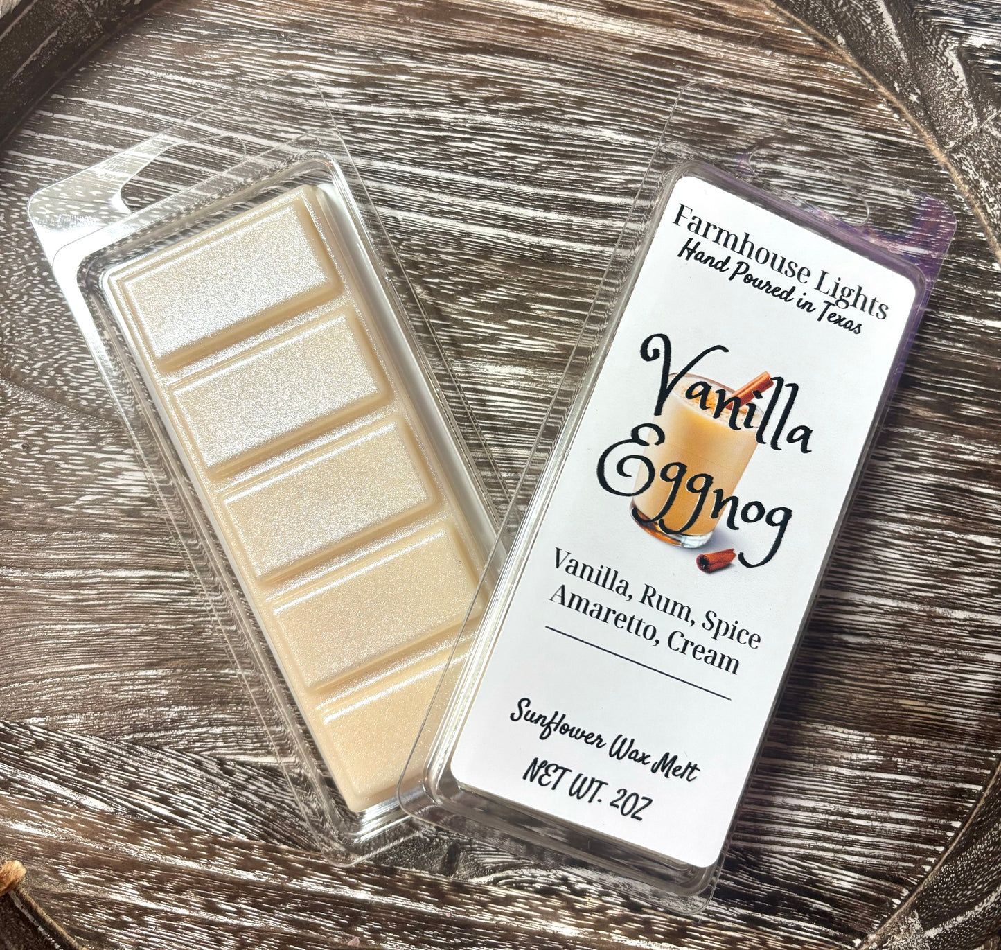 Vanilla Eggnog Snap Bar Wax Melts