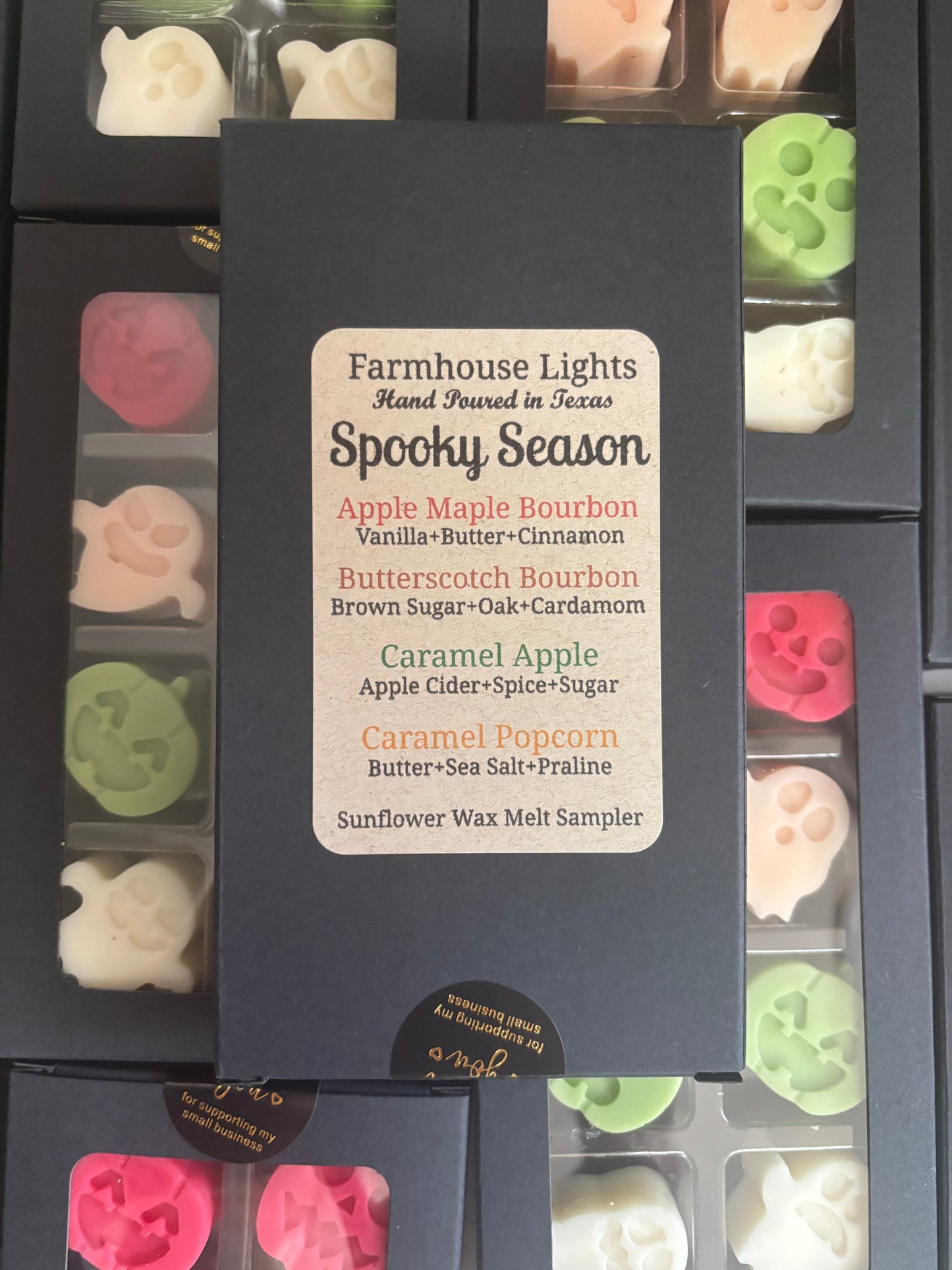 Halloween wax melt sampler