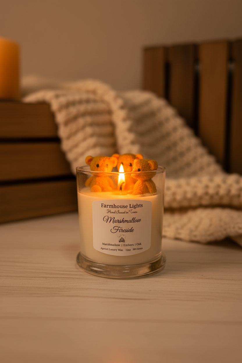 Marshmallow Fireside Candles