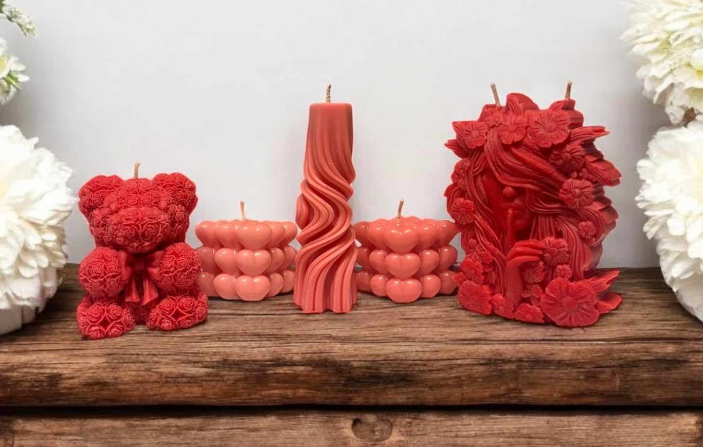 Customizable pillar candles