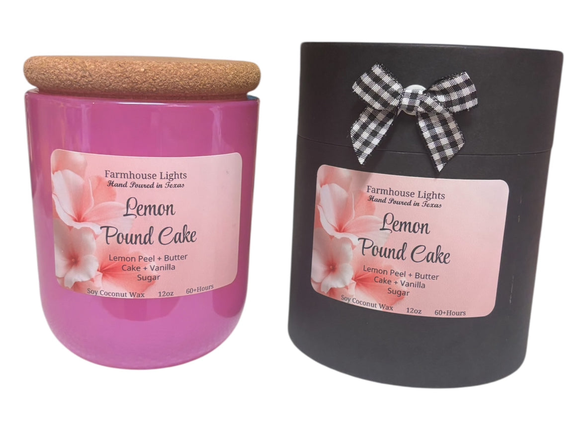 Lemon Pound Cake Luxury Candle