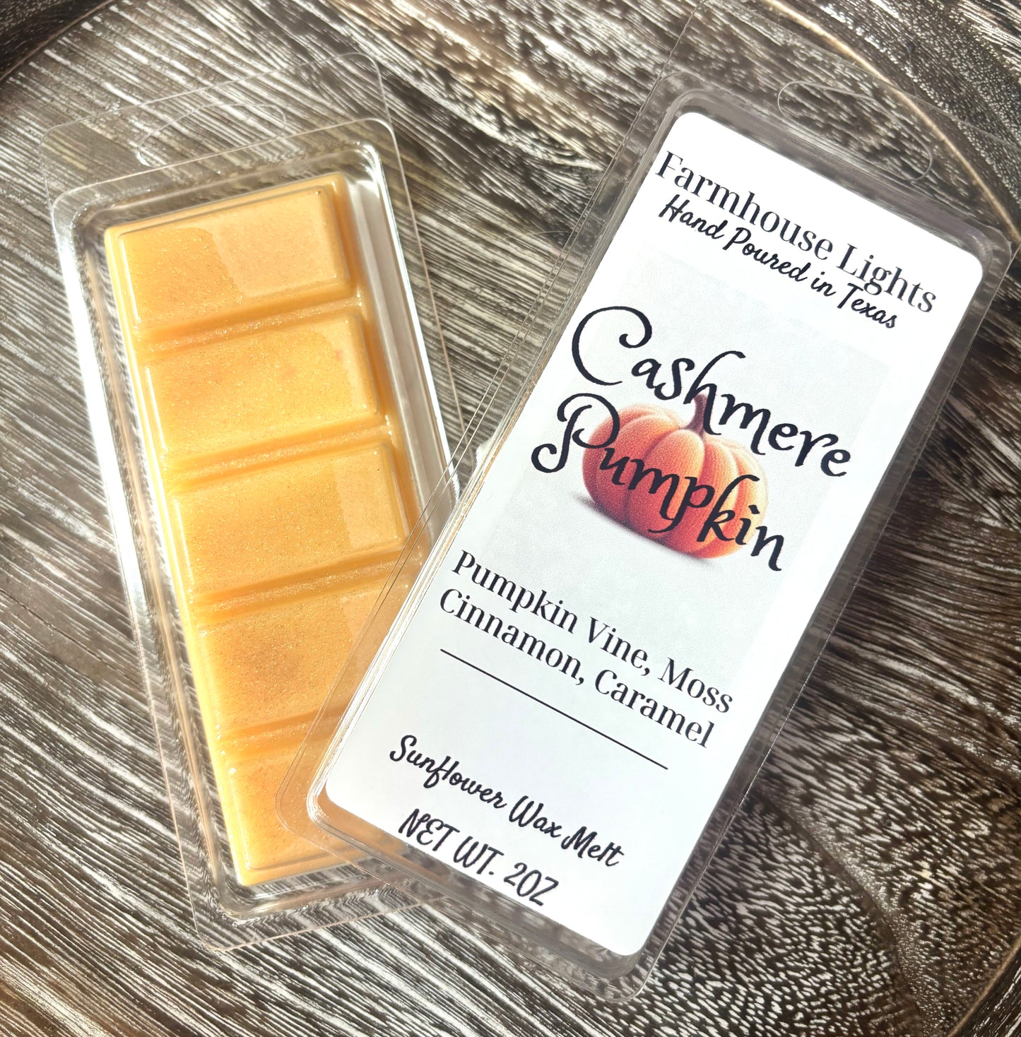 Cashmere Pumpkin Snap Bar Wax Melt