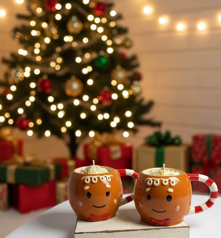 Gingerbread Cottage Candles