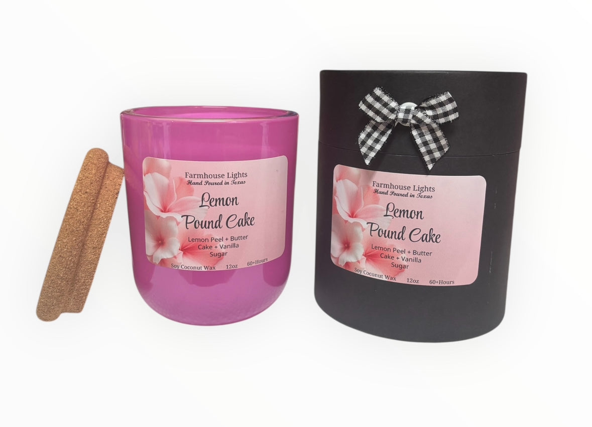 Lemon Pound Cake Luxury Candle