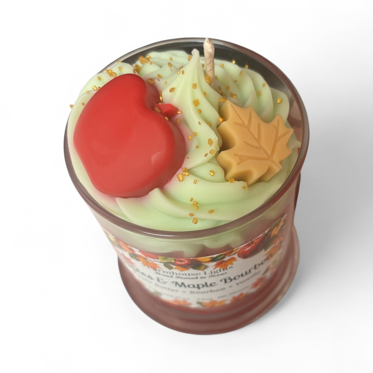 Apples and Maple Bourbon Candles