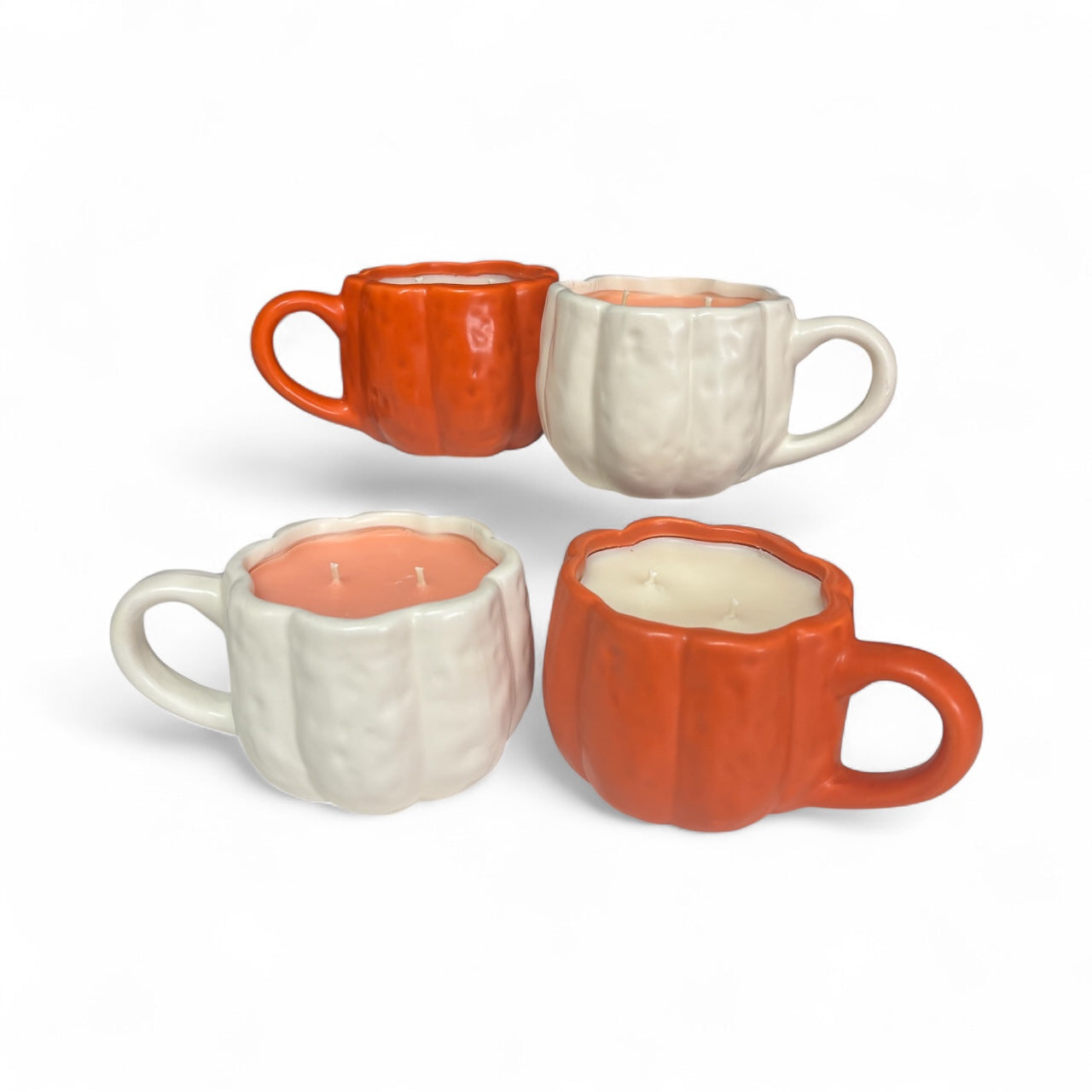 18oz Ceramic Pumpkin Mug Candles