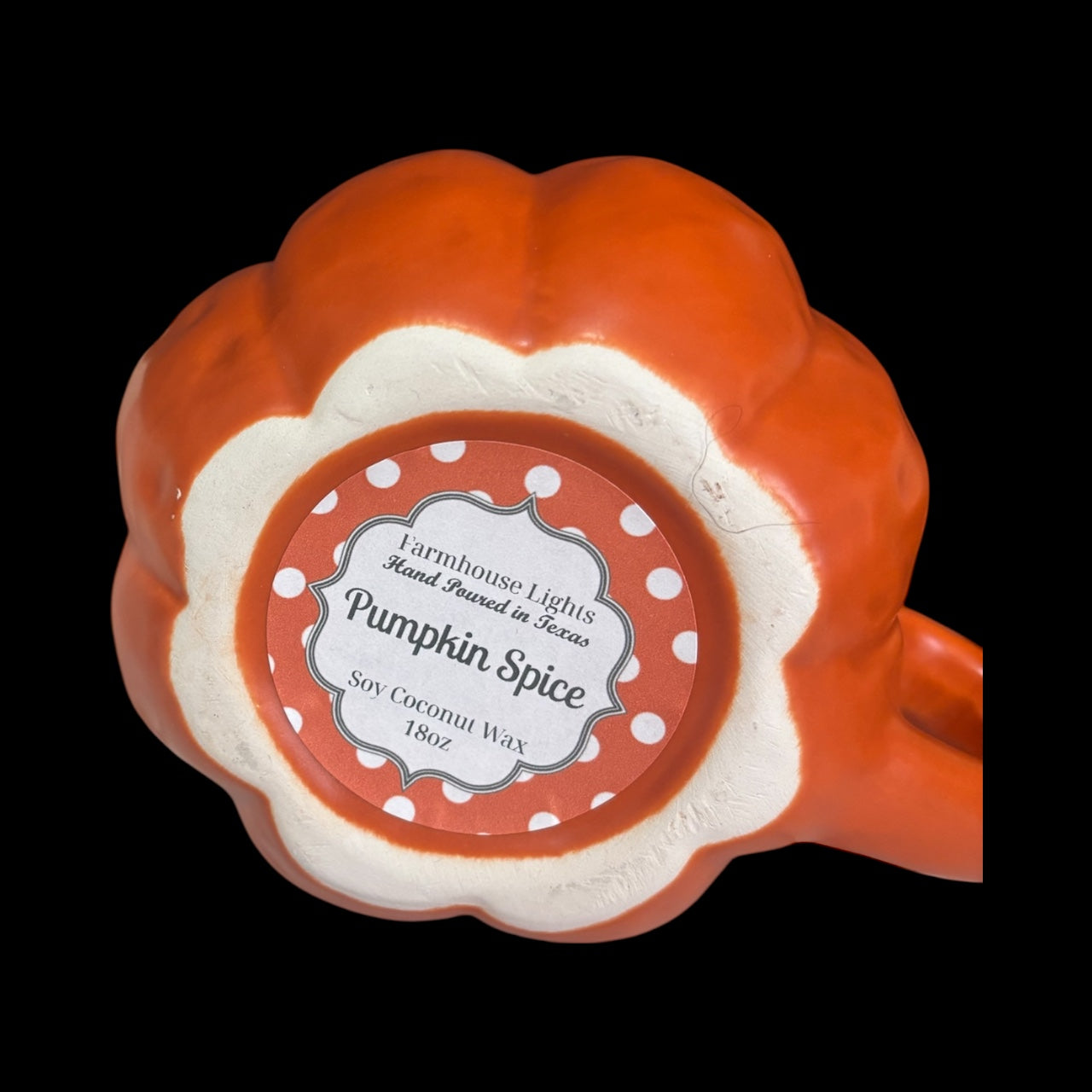 18oz Ceramic Pumpkin Mug Candles