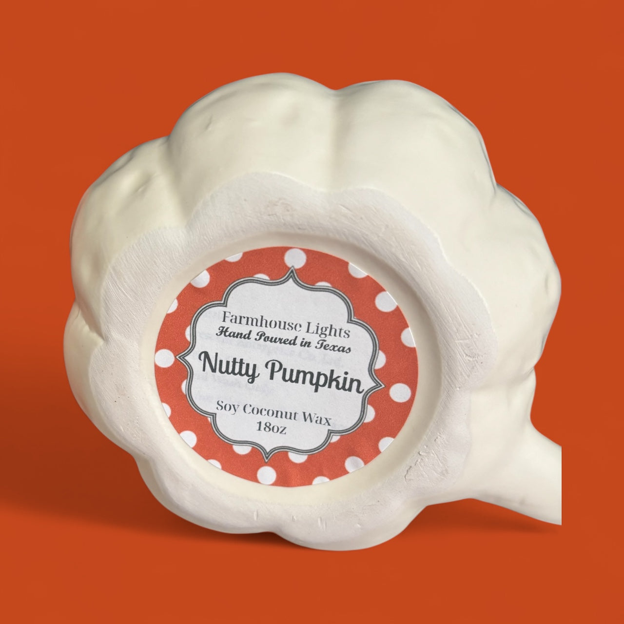 18oz Ceramic Pumpkin Mug Candles