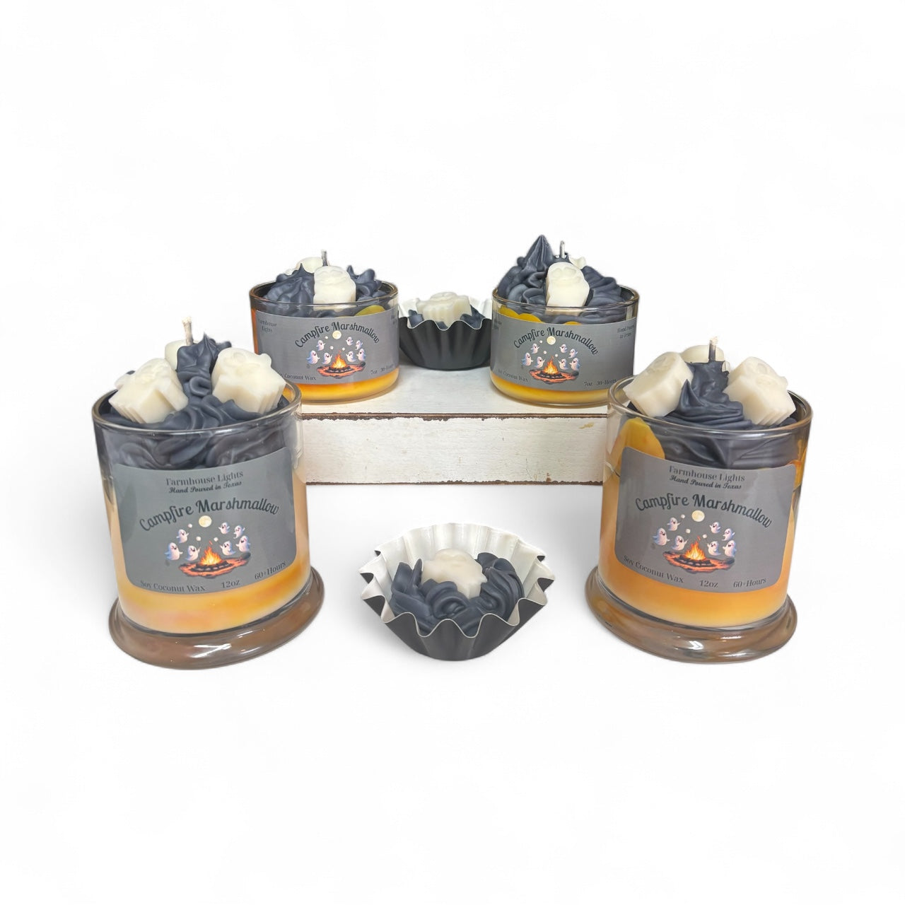 Campfire Marshmallow Candles