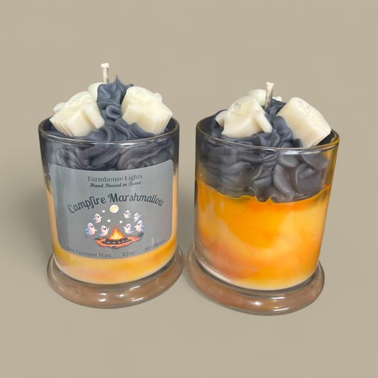 Campfire Marshmallow Candles